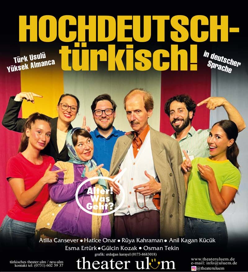 Theaterveranstaltung „HOCHDEUTSCHtürkisch“ am 12.04.2026
